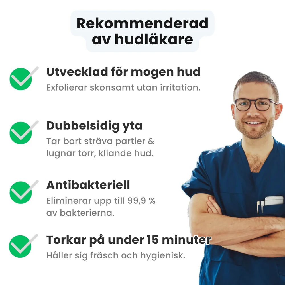 Grimee™ Exfolierande Antibakteriell Duschhandduk